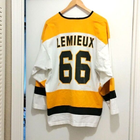 Vintage Pittsburgh Penguins Mario Lemieux T-Shirt - Picture 9 of 13